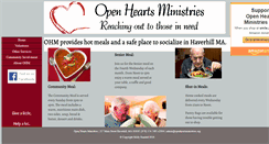 Desktop Screenshot of openheartsministries.org